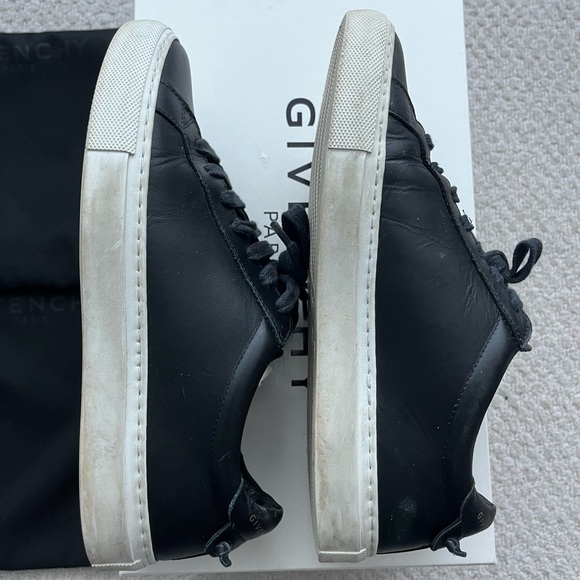 Givenchy Black Leather Sneakers - Picture 6 of 9